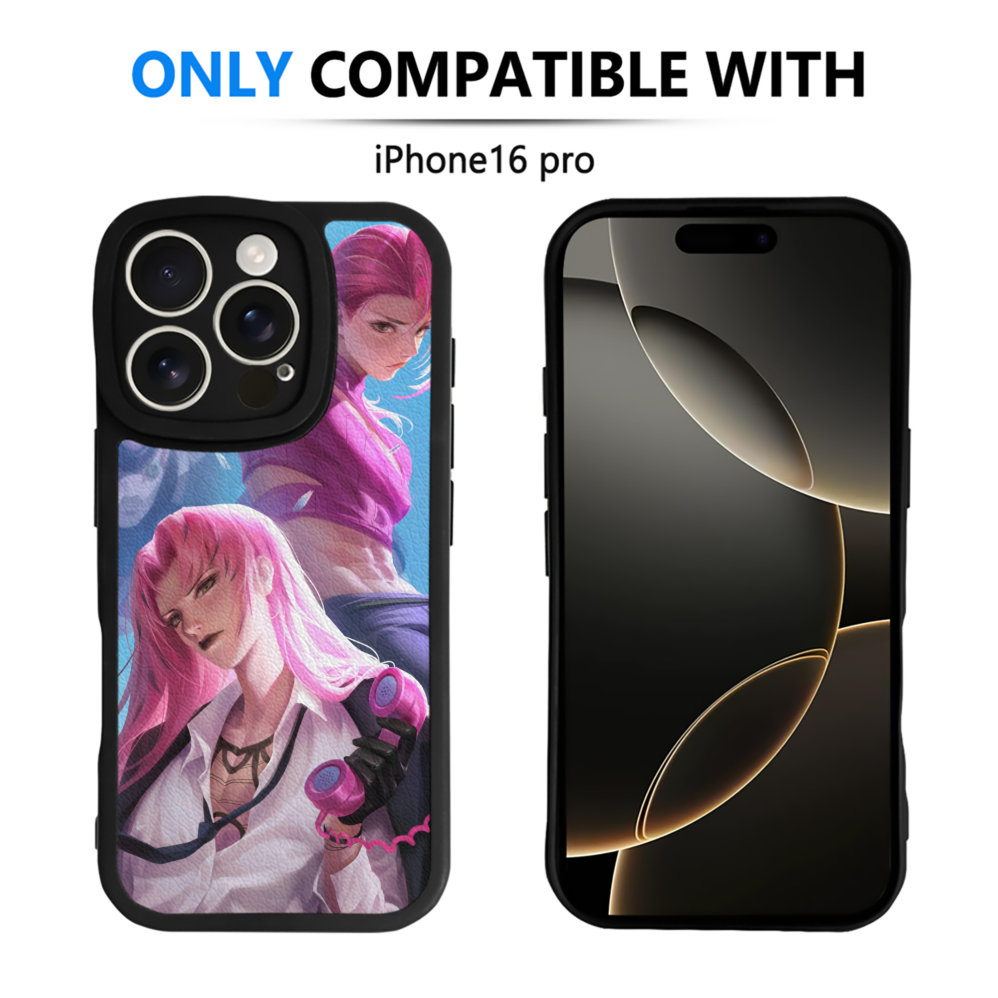 （画像用） ジョジョの奇妙な冒険 JoJo's Bizarre Adventure 【iPhone 16シリーズ対応】シリコンスマホケース（レザー調） 材質：シリコン